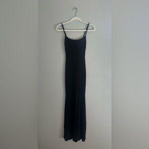 Skims long black dress